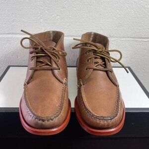 Sebago Campsides 29919 Chukka Ankle Boots Brown Leather Handsewn Men's Size 9 M